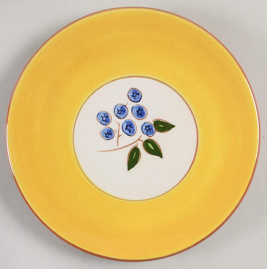 Blueberry Bread & Butter Plate by Stangl-1