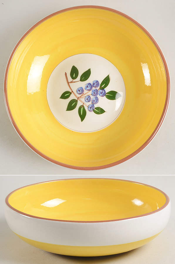 Blueberry 8" Round Vegetable by Stangl-1