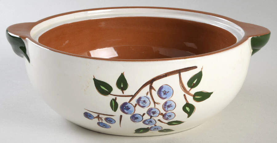 Blueberry 1.5 Qt Round Casserole No Lid by Stangl-1