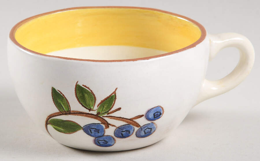 Blueberry Flat Cup by Stangl-1