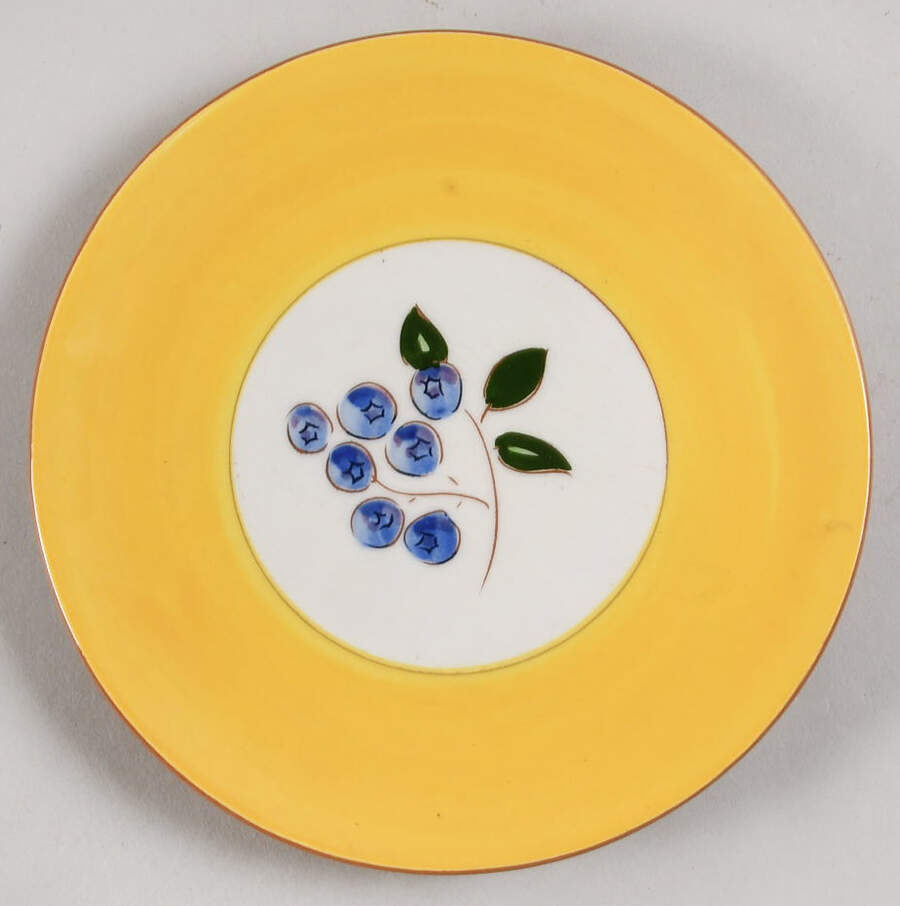 Blueberry Bread & Butter Plate by Stangl-1