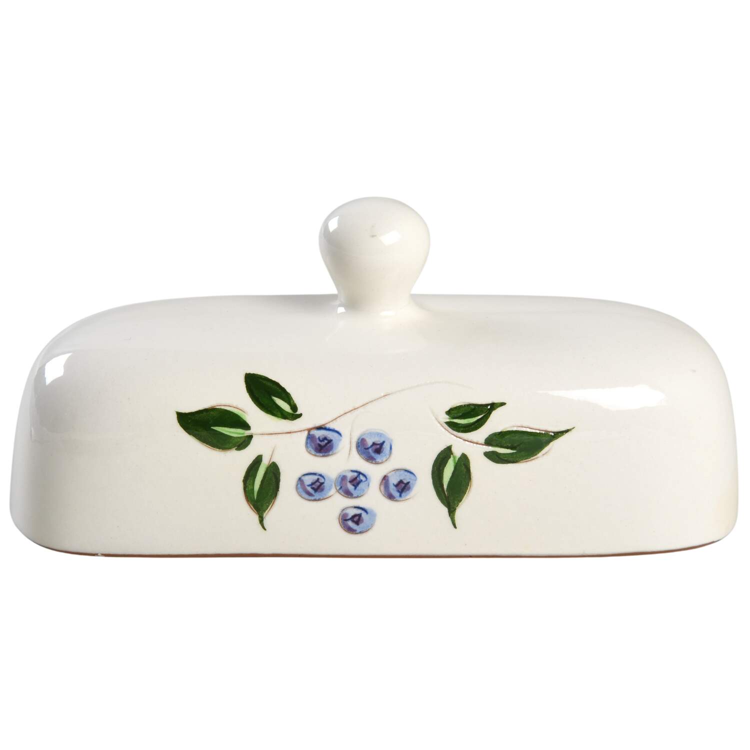 Blueberry Lid for 1/4 Lb Butter by Stangl-1