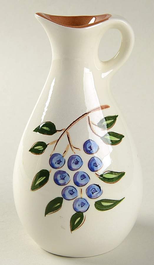 Blueberry Vinegar Or Oil No "V" Or "O" Stopper by Stangl-1