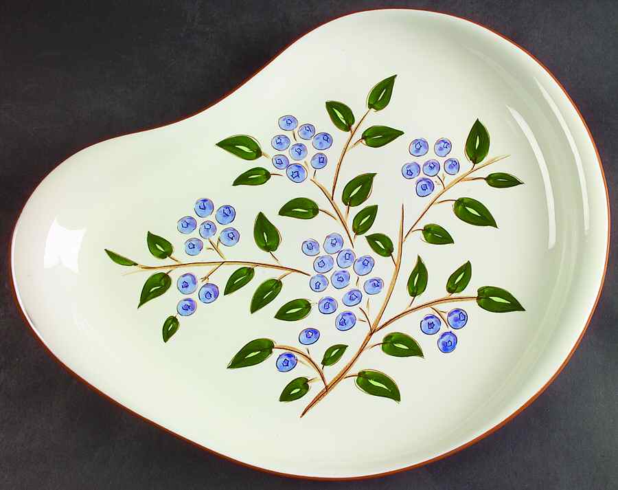 Blueberry 13" Oval Serving Platter by Stangl-1