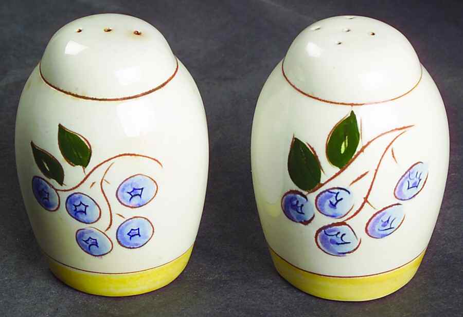 Blueberry Salt & Pepper Set by Stangl-1