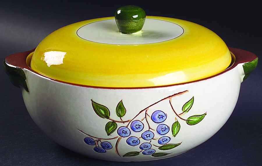 Blueberry 1.5 Qt Round Covered Casserole by Stangl-1