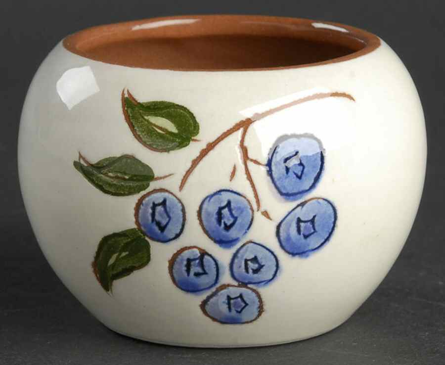 Blueberry Mini Open Sugar Bowl by Stangl-1