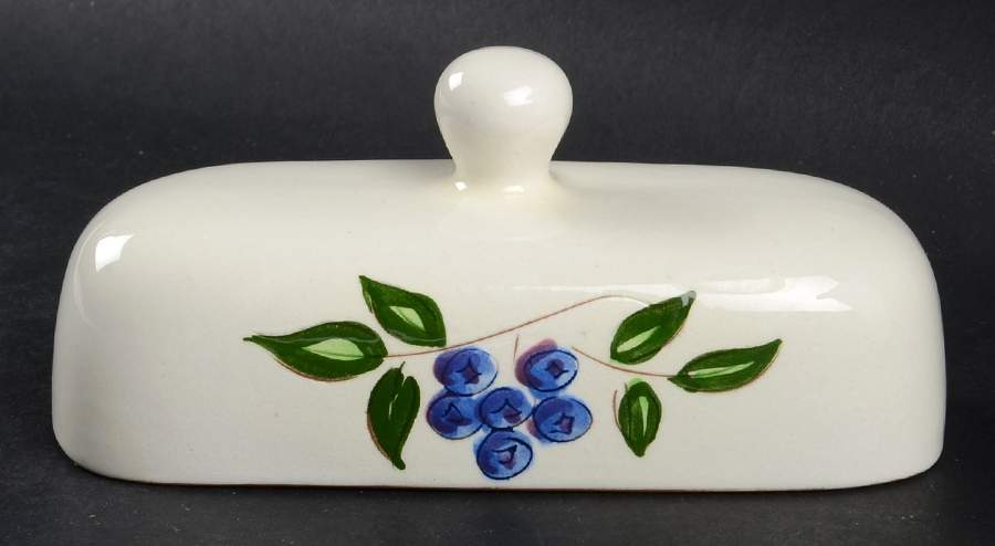 Blueberry Lid for 1/4 Lb Butter by Stangl-1