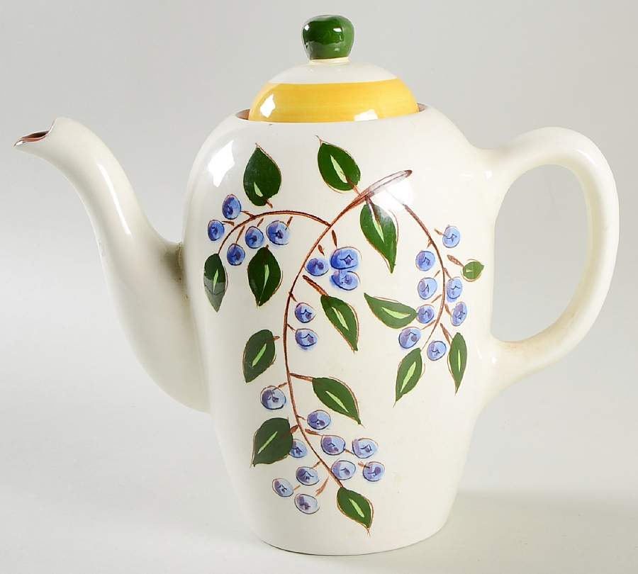 Blueberry Coffee Pot & Lid by Stangl-1