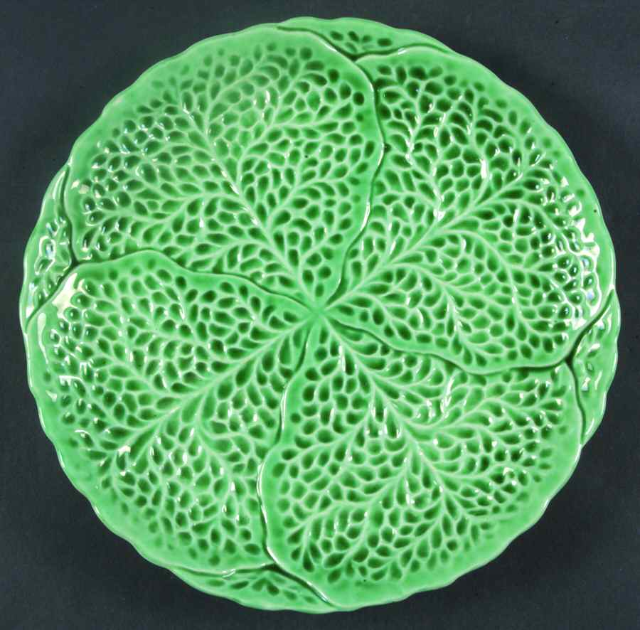Cabbage Leaf Dinner Plate by Stangl-1