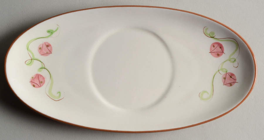 Carnival Underplate for Gravy Boat by Stangl-1