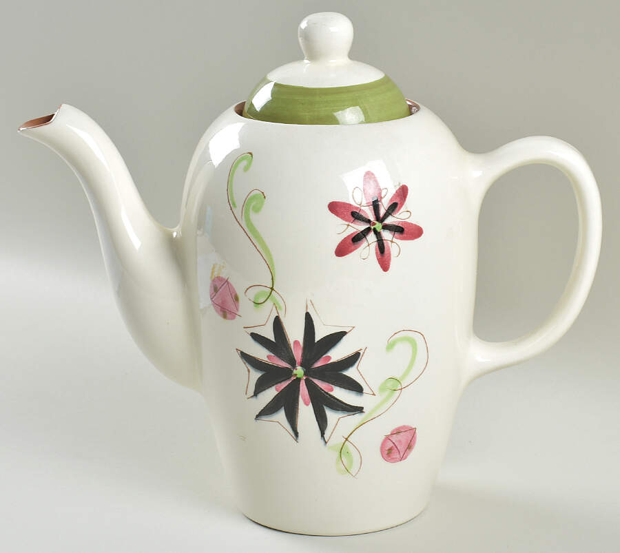 Carnival Coffee Pot & Lid by Stangl-1