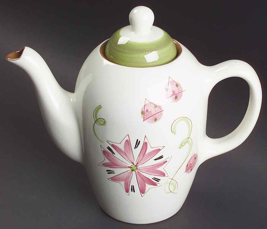 Carnival Mini Coffee Pot & Lid by Stangl-1