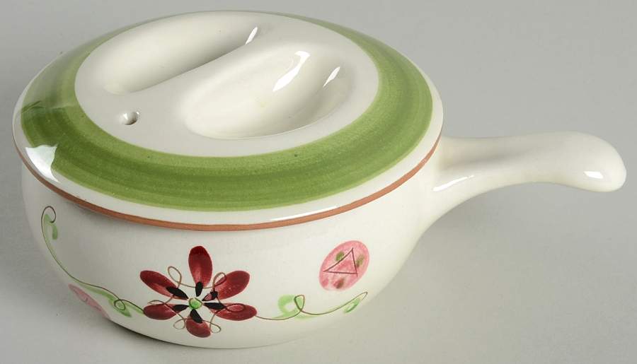 Carnival Individual Casserole & Lid by Stangl-1