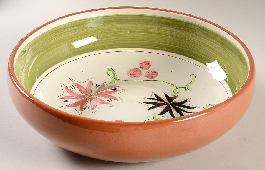 Carnival 12" Large Salad Serving Bowl by Stangl-1