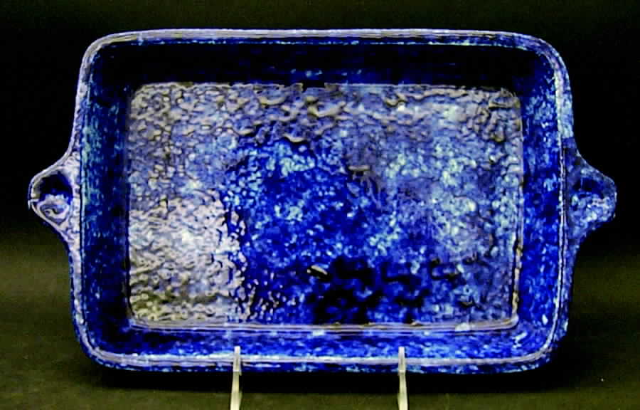 Caughley Blue 13"  Rectangular Baker by Stangl-1