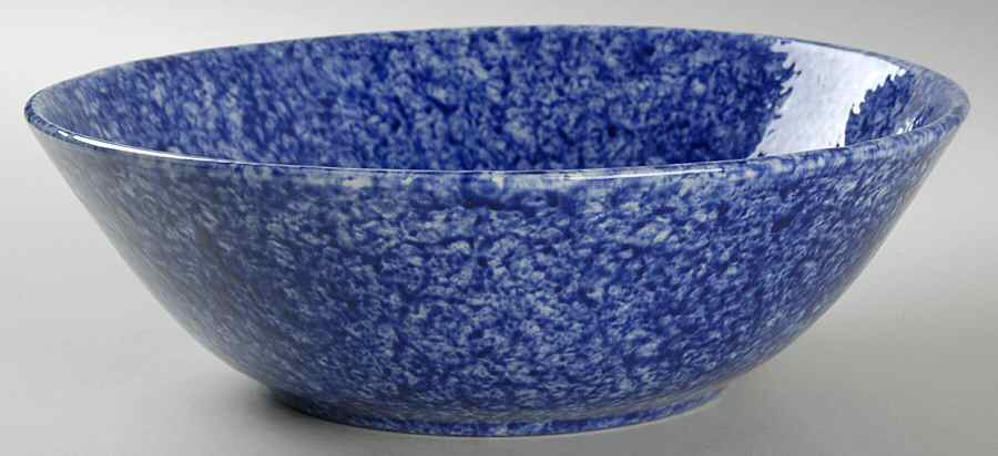 Caughley Blue 9" Round Vegetable Bowl by Stangl-1
