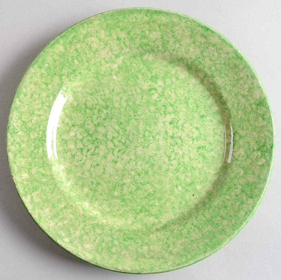 Caughley Green Salad Plate by Stangl-1