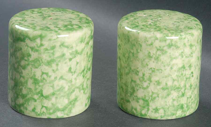 Caughley Green Salt & Pepper Set by Stangl-1