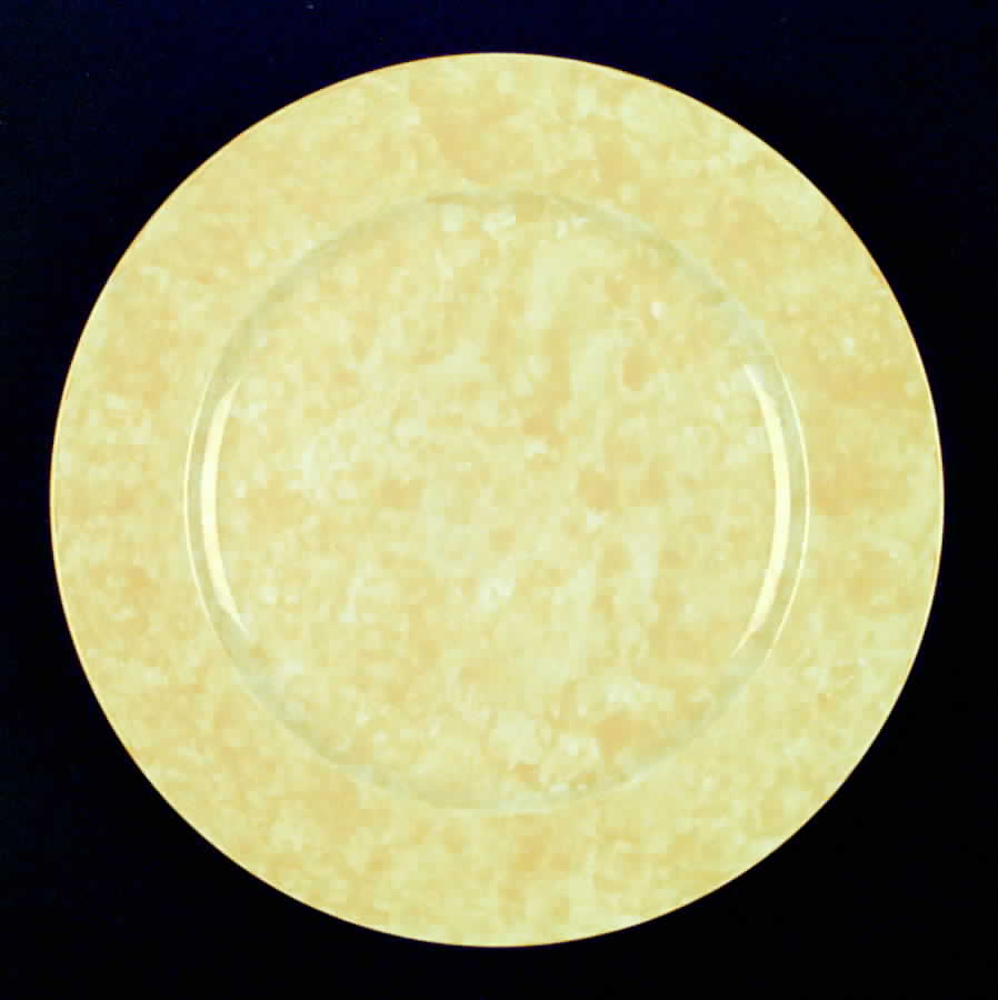 Caughley Yellow Dinner Plate by Stangl-1