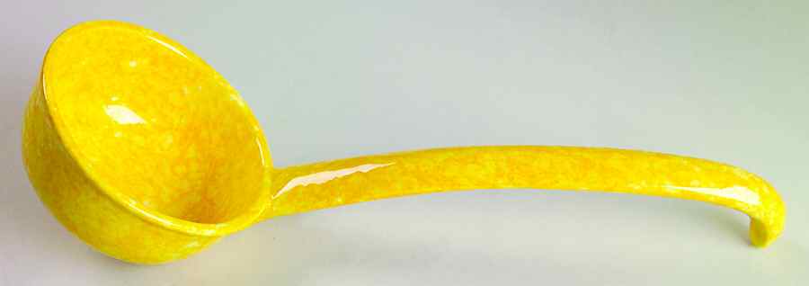 Caughley Yellow Tureen Ladle by Stangl-1