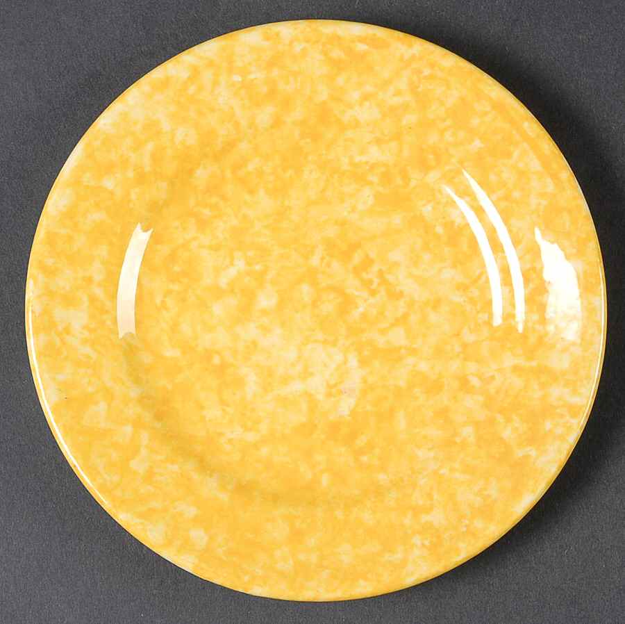 Caughley Yellow Bread & Butter Plate by Stangl-1