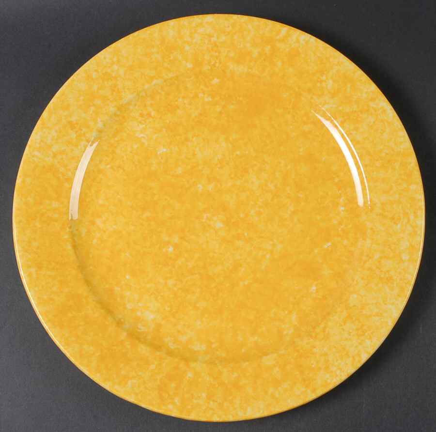 Caughley Yellow 12" Chop Plate (Round Platter) by Stangl-1