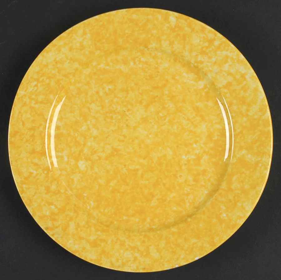 Caughley Yellow Salad Plate by Stangl-1