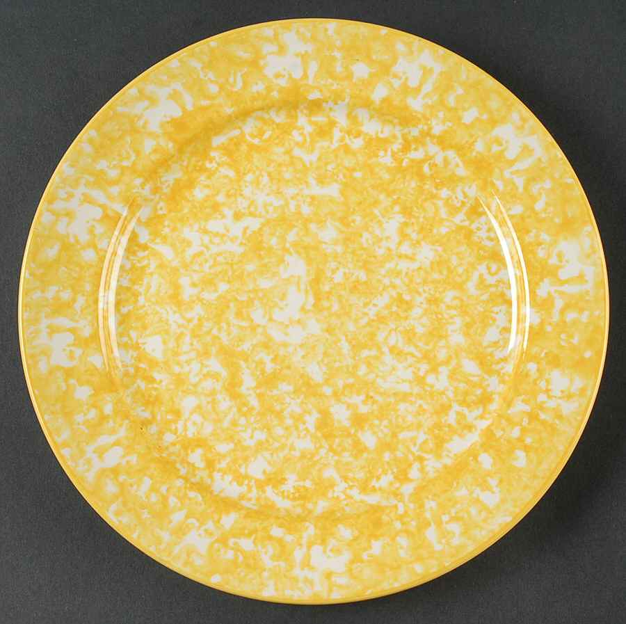 Caughley Yellow Salad Plate by Stangl-1
