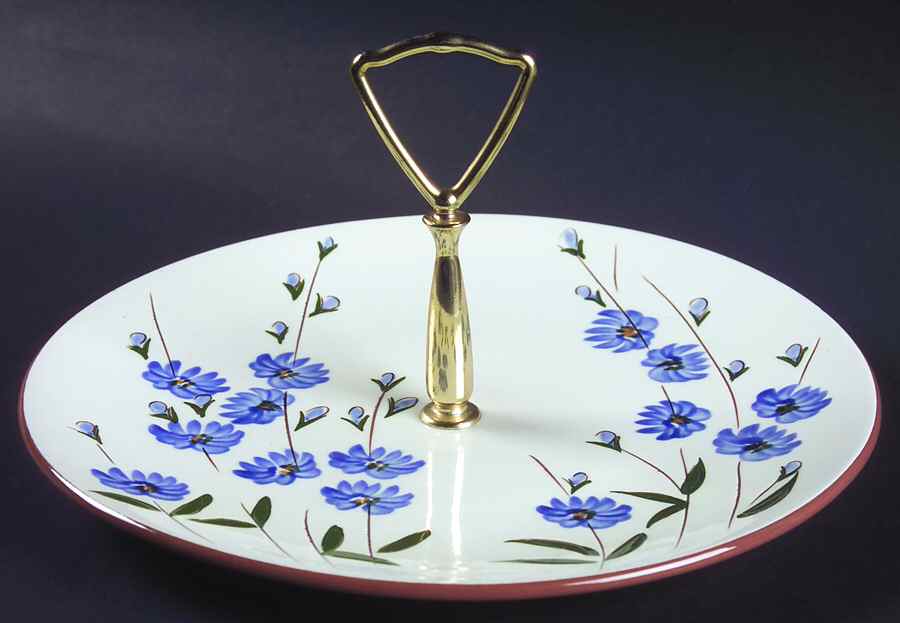Chicory Round Serving Plate with Handle (DP) by Stangl-1