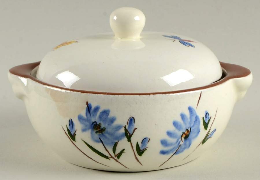 Chicory Individual Casserole & Lid by Stangl-1