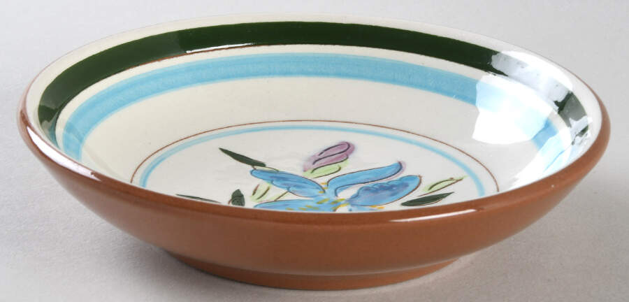 Country Garden (Brown Body and Carved) Fruit/Dessert (Sauce) Bowl by Stangl-1