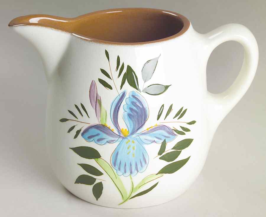 Country Garden (Brown Body and Carved) 24 Oz Pitcher by Stangl-1