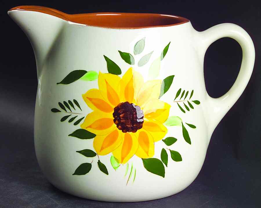 Country Garden (White Body) 64 Oz Pitcher by Stangl-1