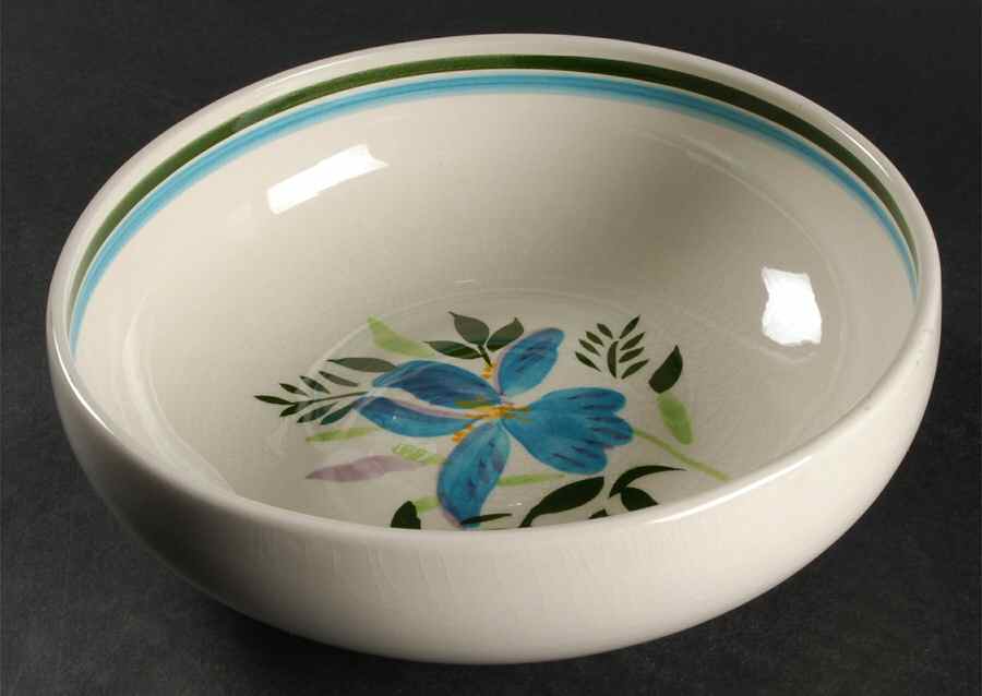 Country Garden (White Body) 8" Round Vegetable Bowl by Stangl-1