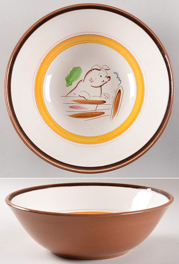 Country Life 10" Large Salad Serving Bowl by Stangl-1