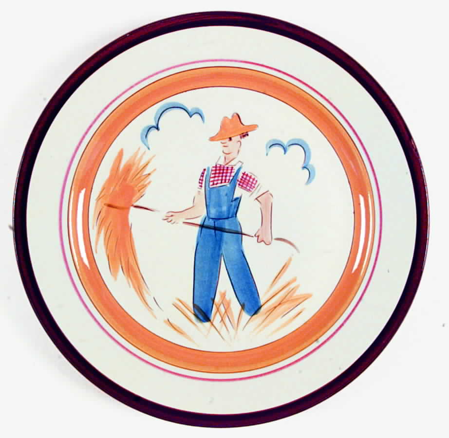 Country Life Large Dinner Plate by Stangl-1