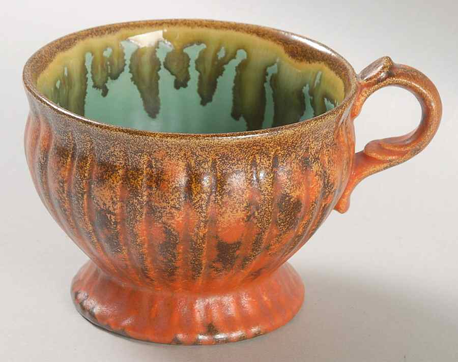 Colonial Rust Footed Cup by Stangl-1