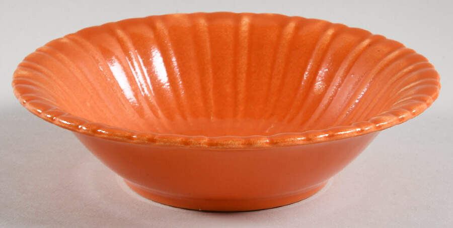 Colonial Tangerine Coupe Cereal Bowl by Stangl-1
