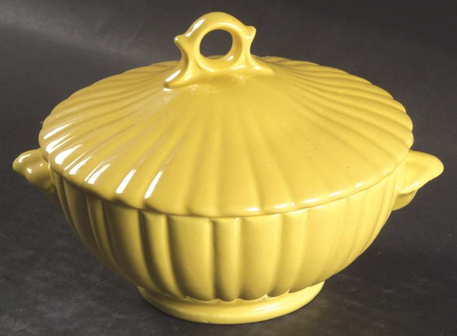 Colonial Yellow (Persian) Individual Casserole & Lid by Stangl-1