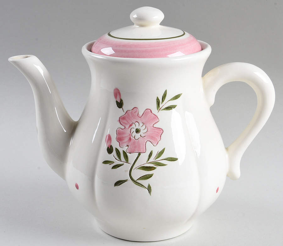 Colonial Rose Teapot & Lid by Stangl-1