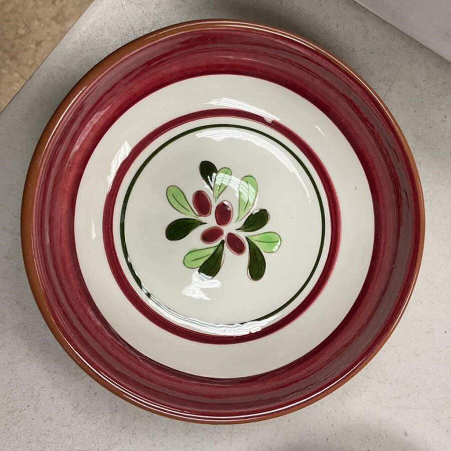 Cranberry 7" Round Vegetable Bowl by Stangl-1