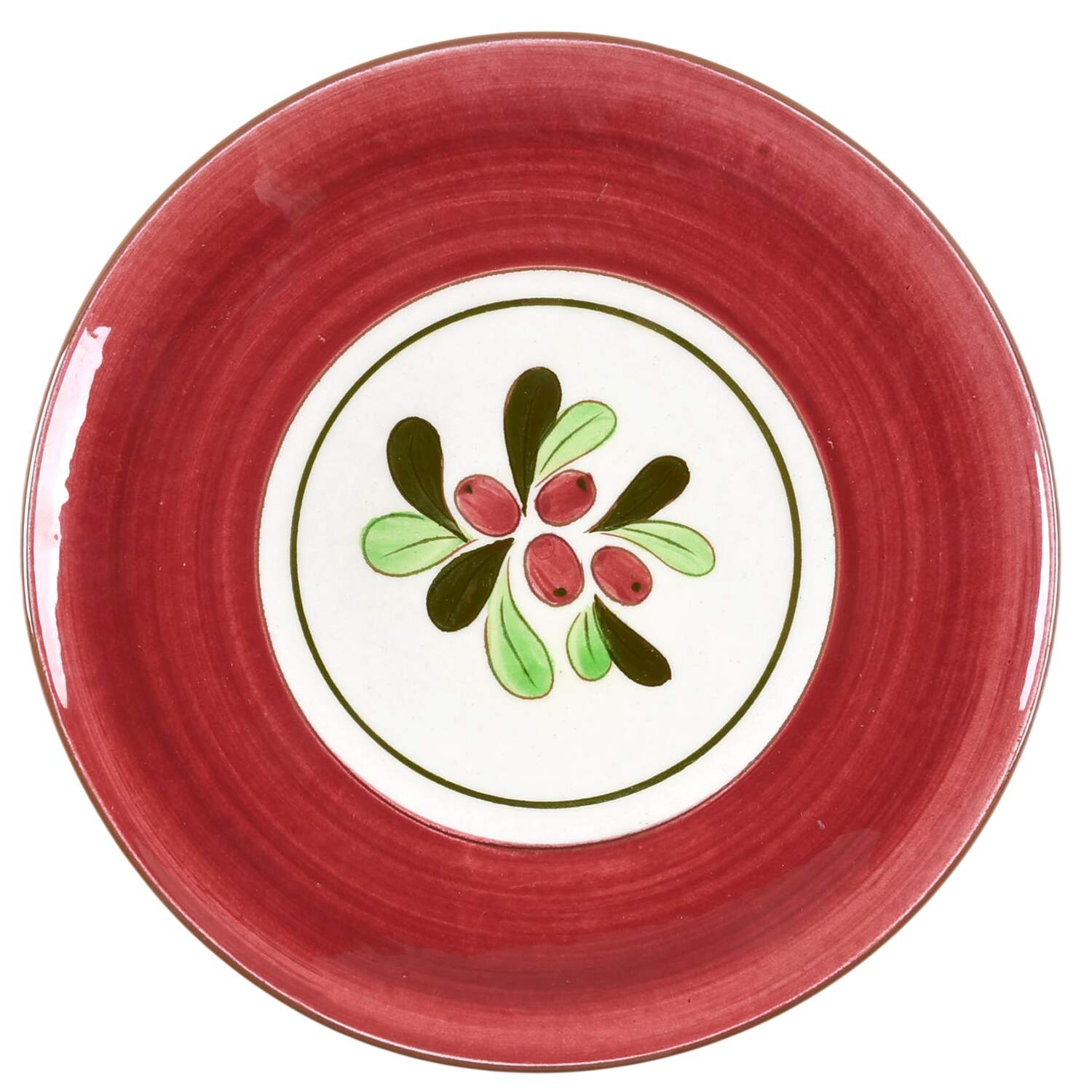 Cranberry Salad Plate by Stangl-1