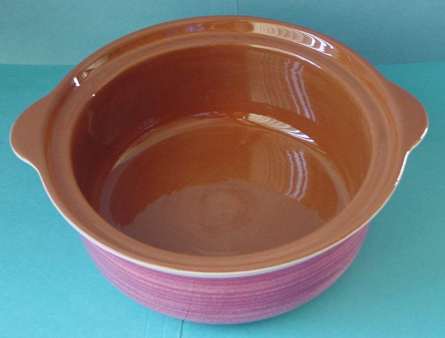 Cranberry 1.5 Quart Round Casserole No Lid by Stangl-1