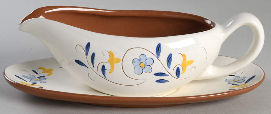 Fairlawn Gravy Boat & Underplate by Stangl-1