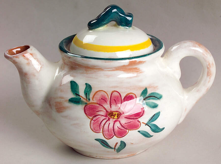 Flora Individual Teapot & Lid by Stangl-1