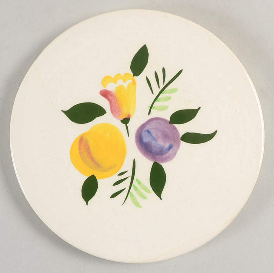 Fruit & Flowers Trivet by Stangl-1
