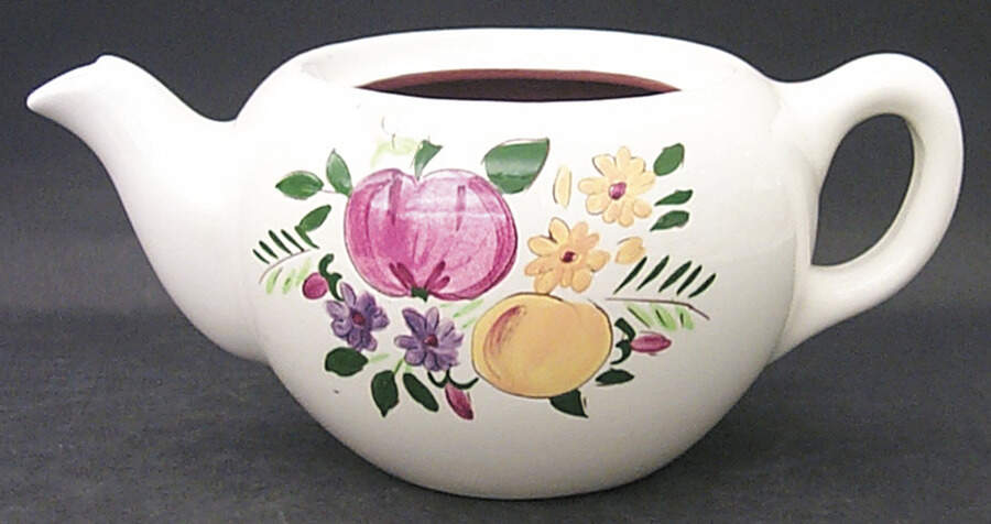 Fruit & Flowers Teapot No Lid by Stangl-1