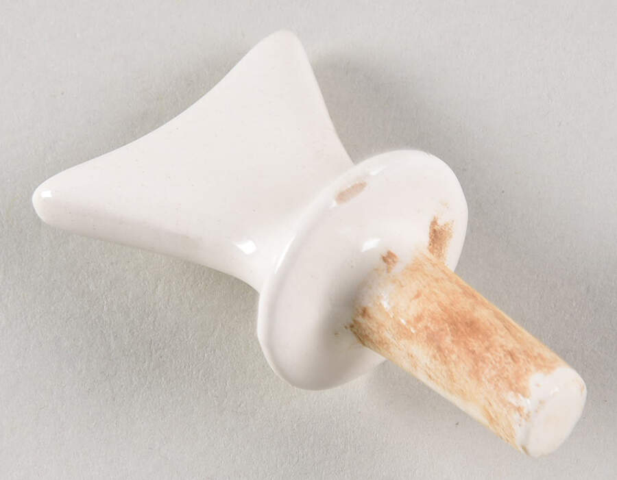 Fruit & Flowers Stopper for Vinegar "V" by Stangl-1