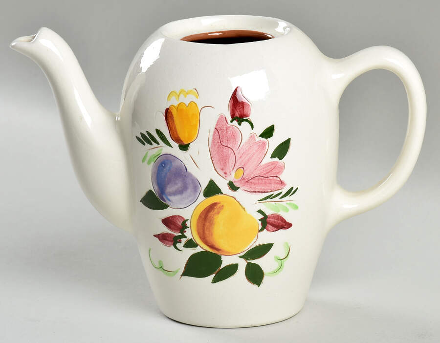 Fruit & Flowers Mini Coffee Pot No Lid by Stangl-1